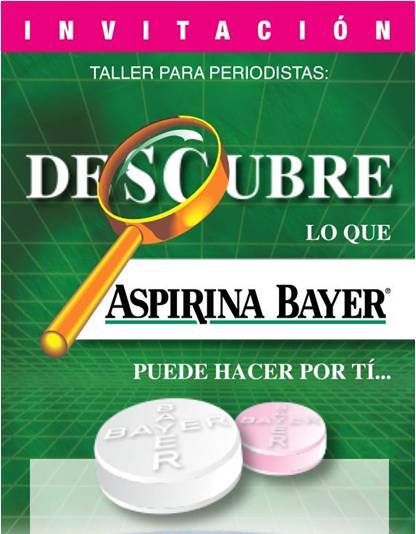 Taller para periodistas Aspirina en Venezuela